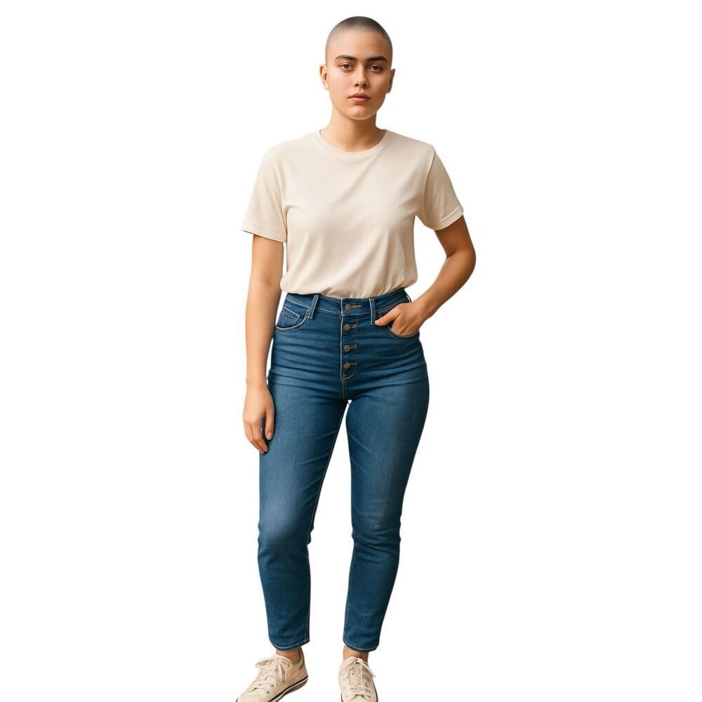 AE Next Level Stretch High Waist Jegging With Exposed Button Fly 16